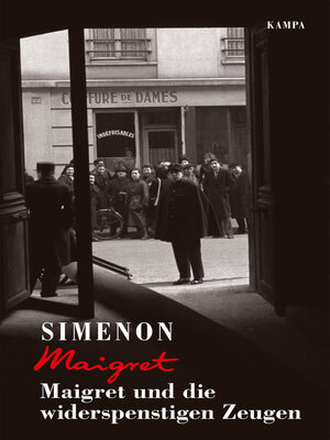 cover image of Maigret und die widerspenstigen Zeugen